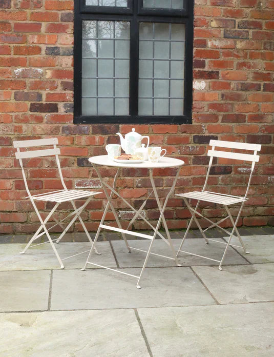 Royal Craft - Padstow Folding Bistro Set Champagne