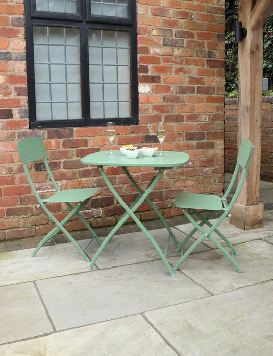 Royal Craft - Venice 2 Seater Folding Bistro Set in Olive