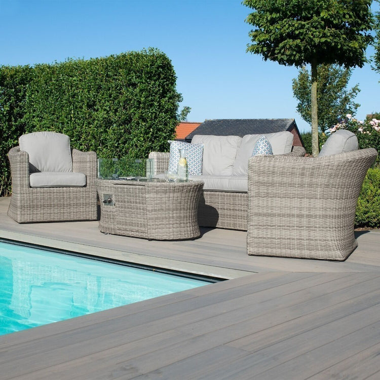 Homeflair - Oxford 2 Seat Rattan Sofa Set