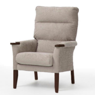 Fabric Bridgwater High Back Chair | Shackletons