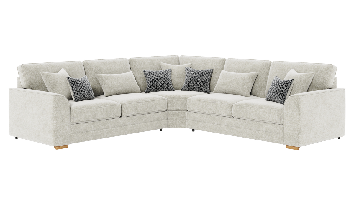Oscar Fabric Sofa & Corner Collection with Feather Bolsters