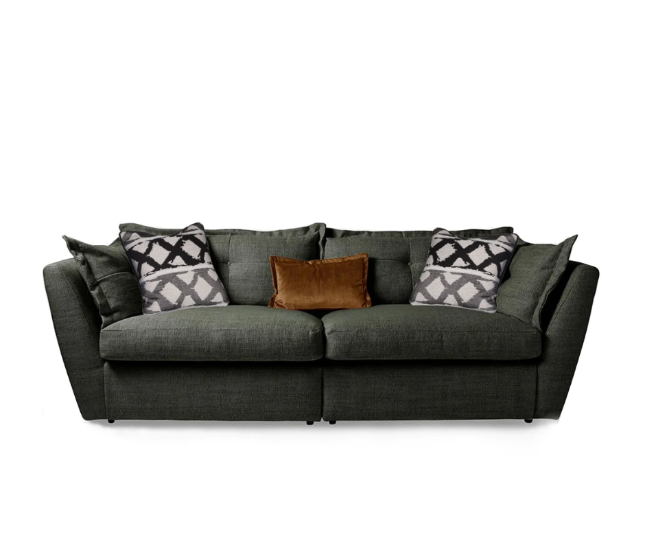 Sully Deep Seat Fabric Sofa Collection with Feather Bolsters