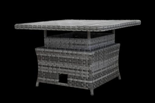 Rattan Ledbury Casual Corner Sofa Set with Lift Table | LEDB128GG