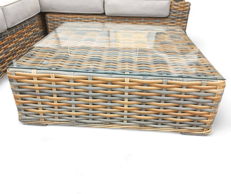 Rattan Brown Malibu Corner Sofa Set | MALI168MJ
