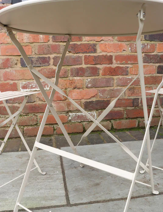 Royal Craft - Padstow Folding Bistro Set Champagne