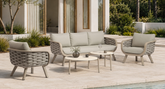 Monroe Outdoor Grey 5 Seater Sofa Set | Monr0595