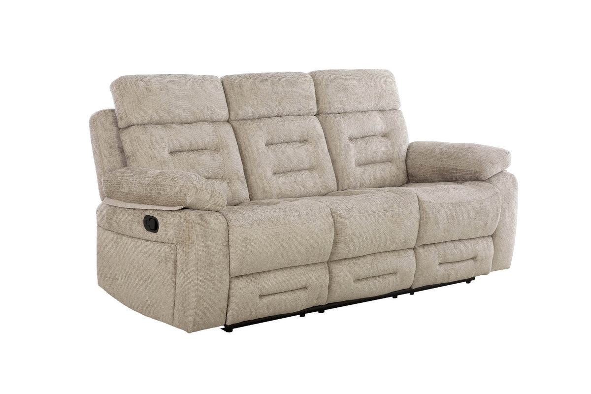 Wilbur Fabric Manual Recliner Corner Sofa