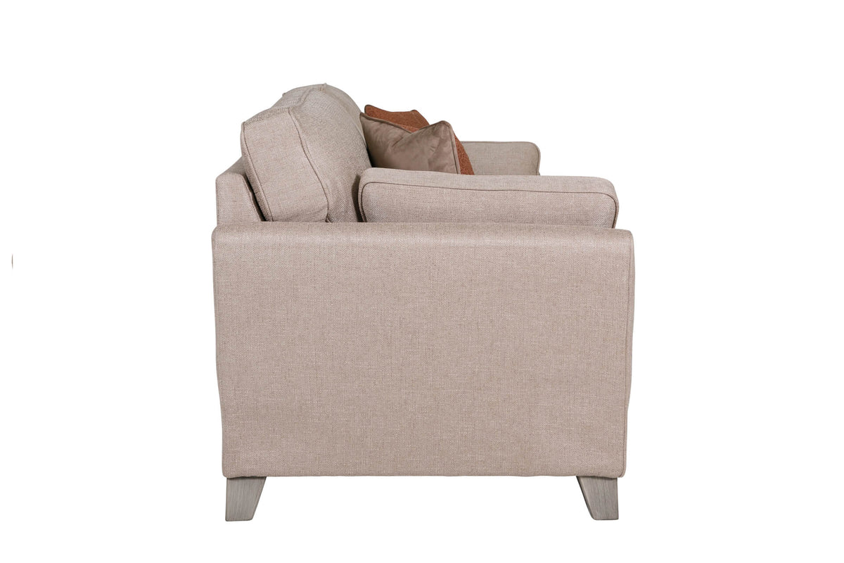Cantrell Linen Look Fabric Sofa Collection with Sofa Bed