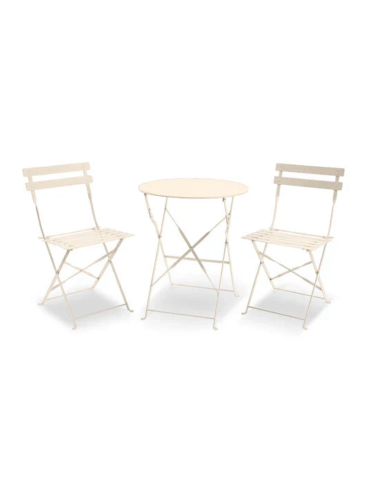 Royal Craft - Padstow Folding Bistro Set Champagne
