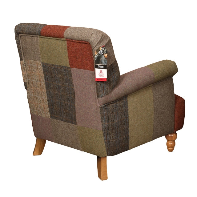 Burford Harlequin Patchwork Chair | Vintage