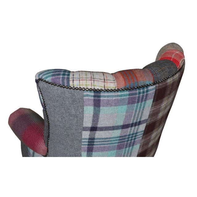 Barnard Fabric Patchwork Chair | Vintage