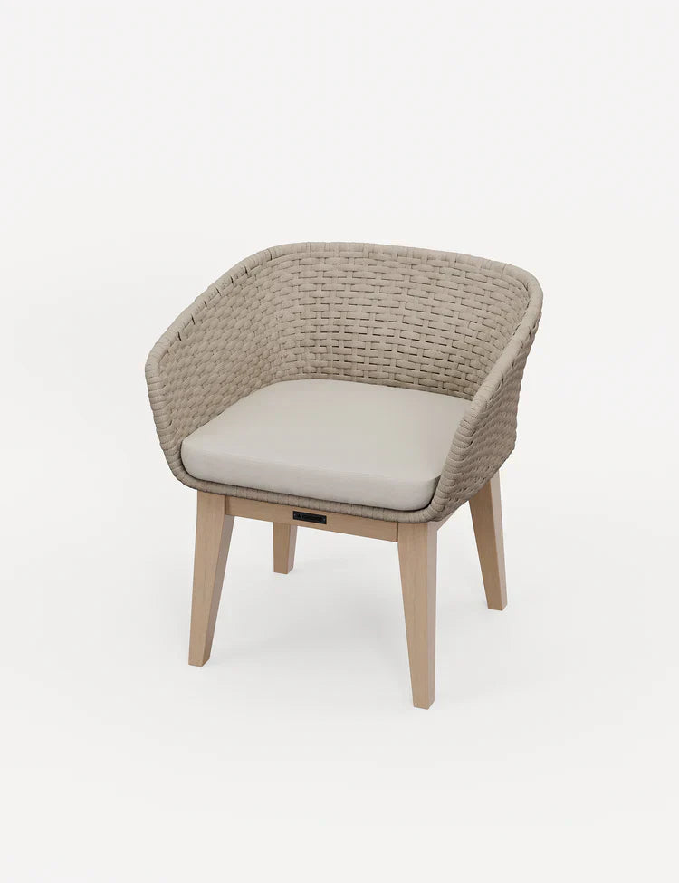 Royal Craft - Jupiter 6 Seater Round Conical Dining Set with Roma Dining Chairs Regular price £2,449.00