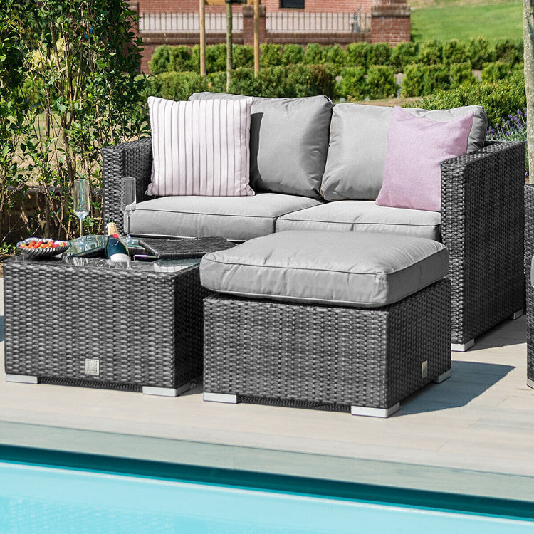 Homeflair - Georgia 2 Seat Rattan Sofa Set