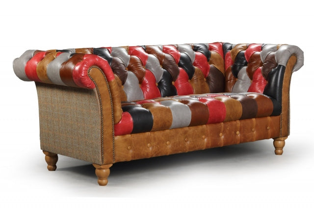 Prestbury Patchwork 2 Seater Sofa | Vintage