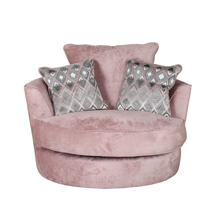 Affinity Fabric Swivel Chair | Buoyant Upholstery