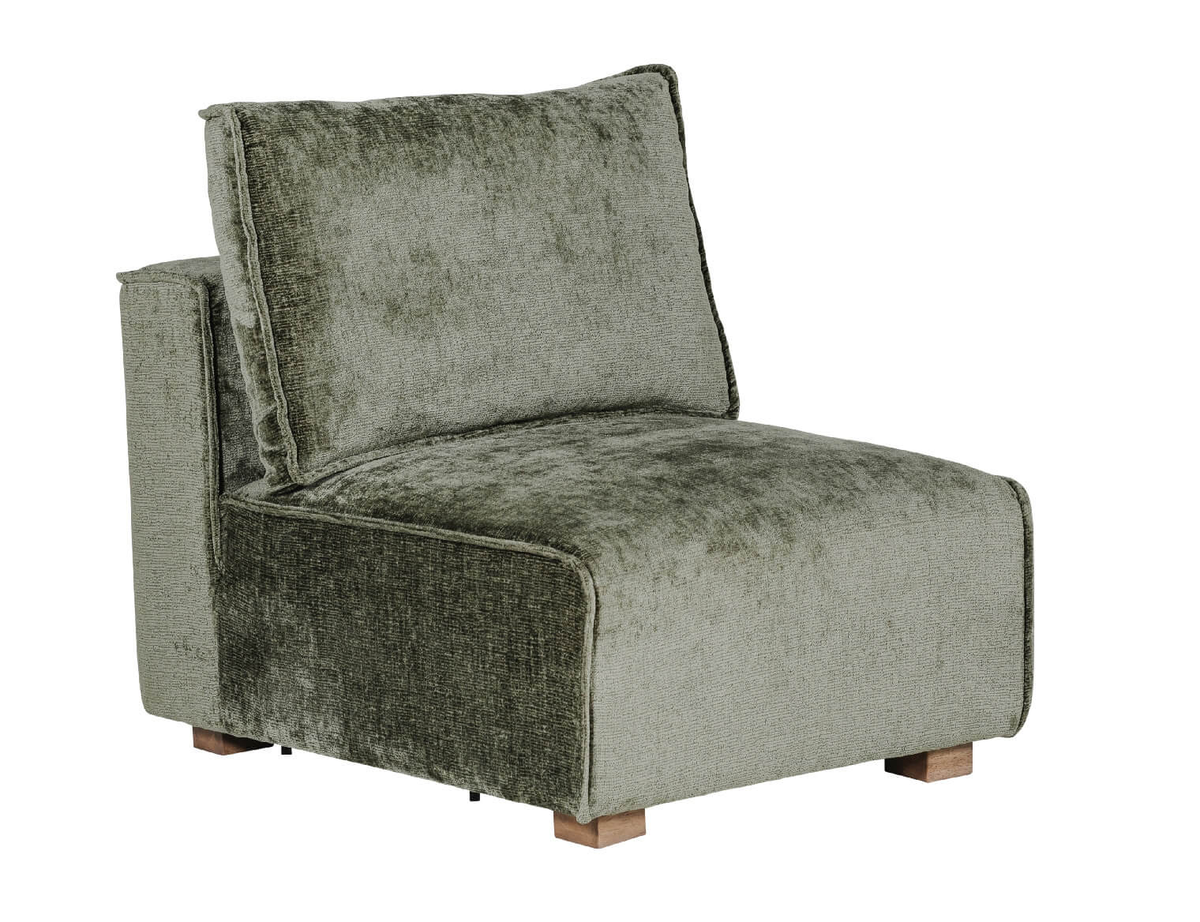 Bodhi Modular Fabric Corner Sofa Collection with Footstool Table