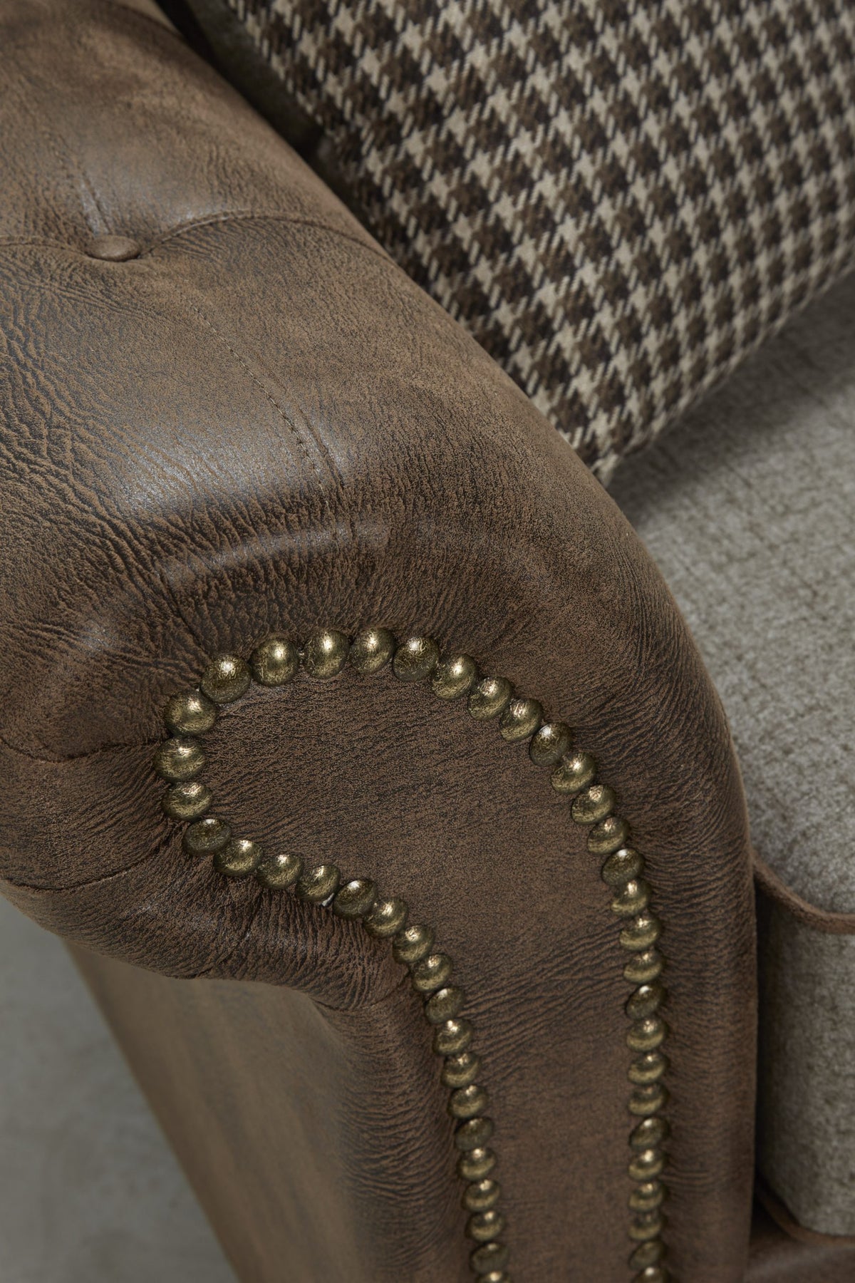 Barcelona Studded Fabric Sofa & Corner Collection