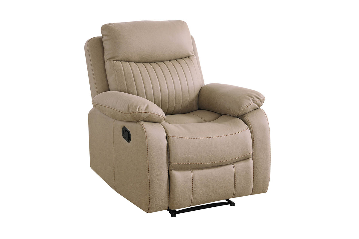 Barkley Fabric Manual Recliner Sofa Collection, Grey or Brown