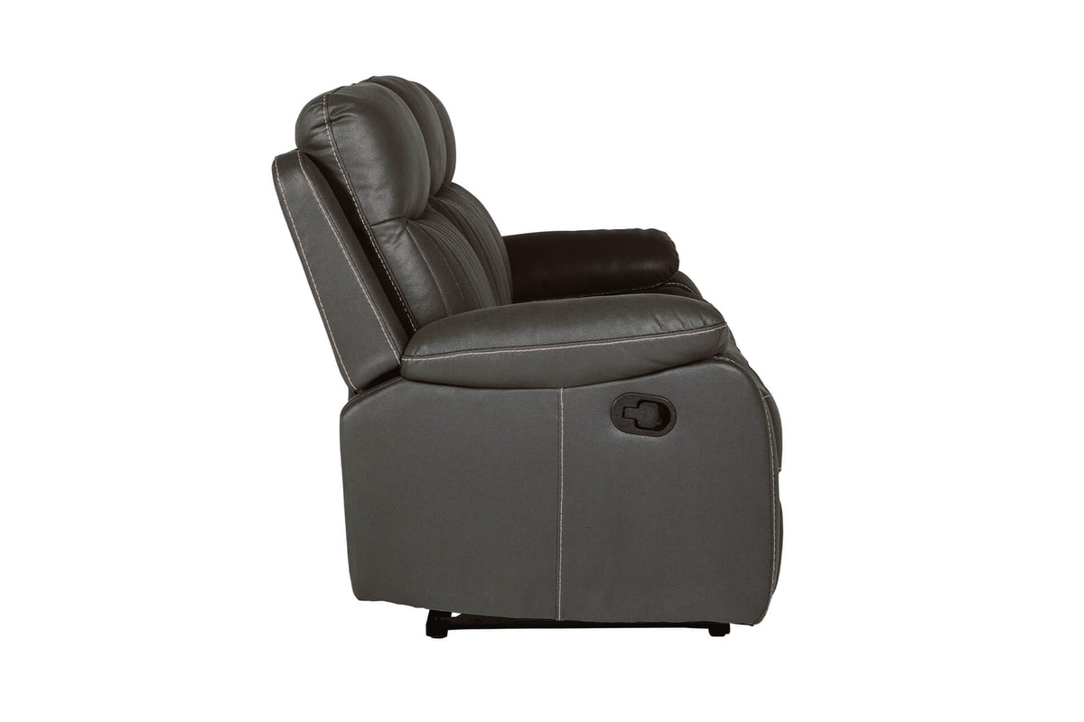 Barkley Fabric Manual Recliner Sofa Collection, Grey or Brown