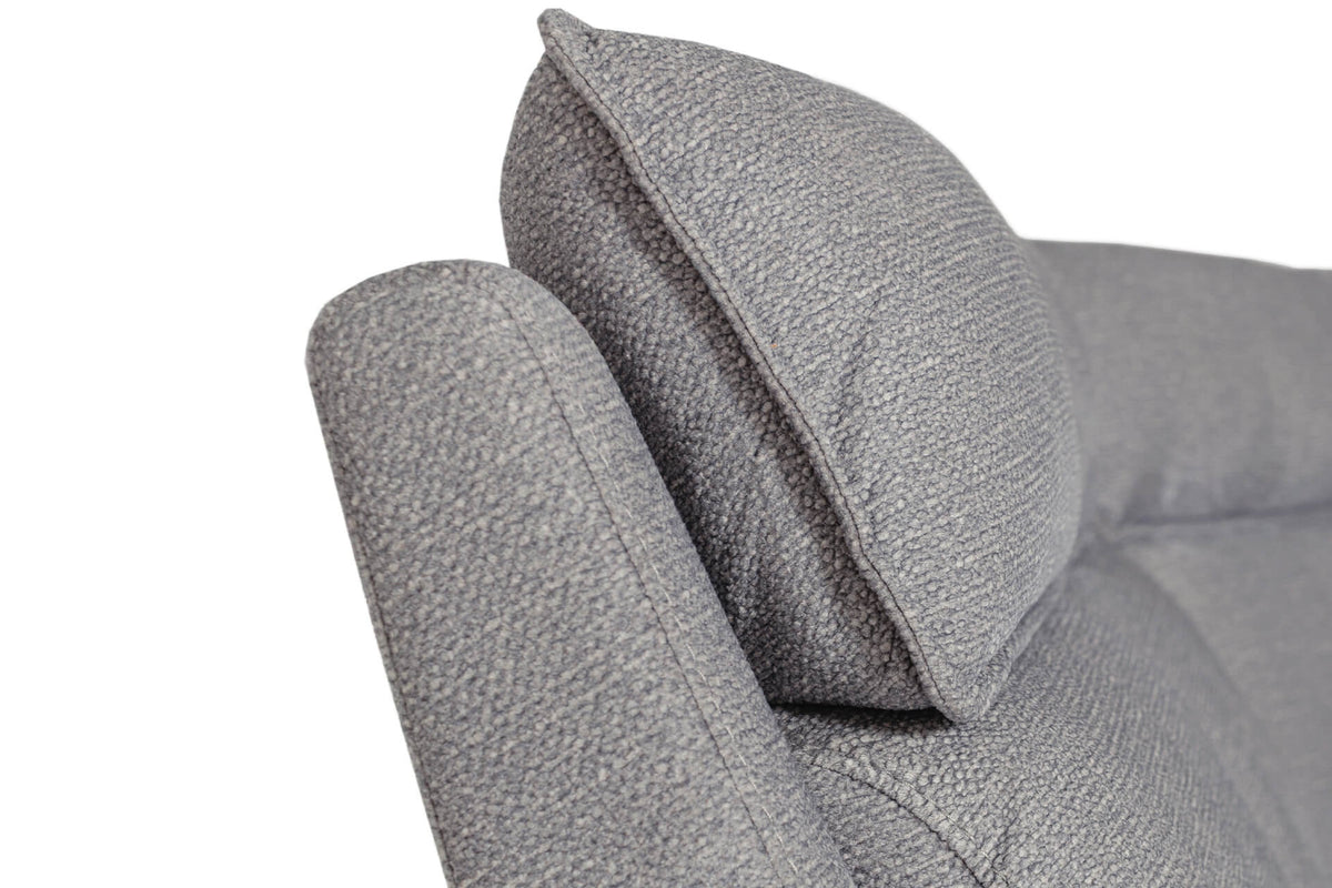 Blaine Fabric Electric Recliner Corner Sofa with USB