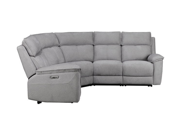 Blaine Fabric Electric Recliner Corner Sofa | VIDA Living