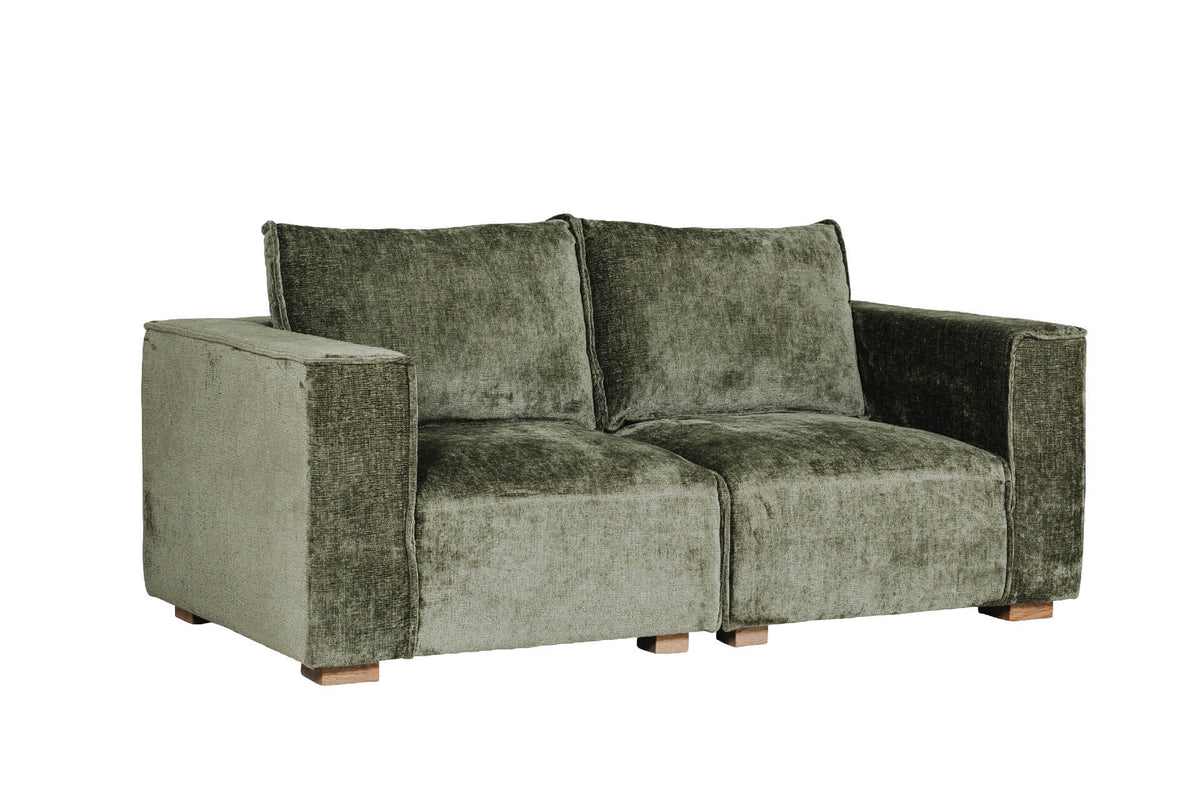 Bodhi Modular Fabric Corner Sofa Collection with Footstool Table
