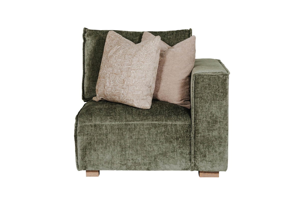 Bodhi Modular Fabric Corner Sofa Collection with Footstool Table