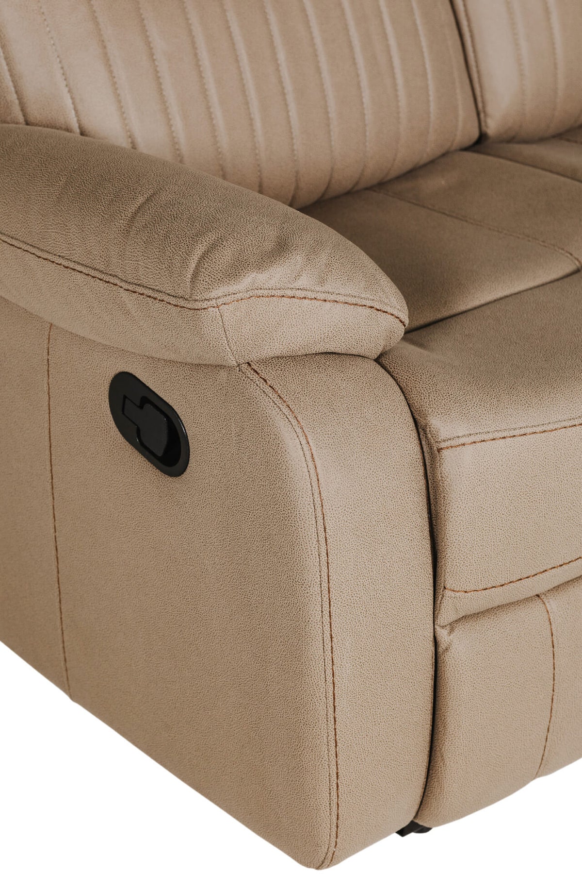 Barkley Fabric Manual Recliner Sofa Collection, Grey or Brown