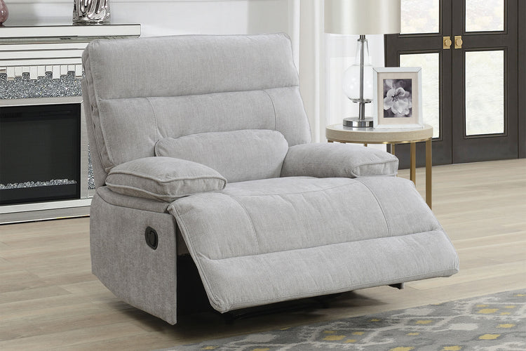 Eloise Grey Fabric Manual Recliner Sofa Collection | VIDA Living