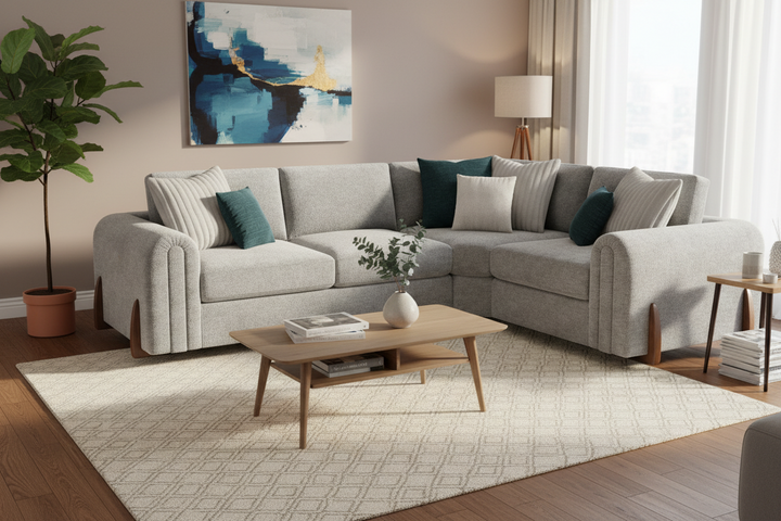 Charlie Fabric Sofa & Corner Collection with Wide Arms | Lebus Upholstery