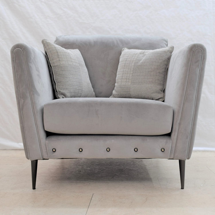 Garda Grey Ex-Display Fabric Chair | EXGAR