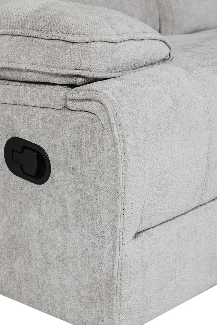 Eloise Grey Fabric Manual Recliner Sofa Collection | VIDA Living
