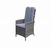Signature Weave - Emily Rattan Reclining Chair in 8mm Grey | Emil0335