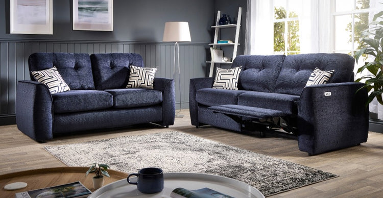 Finley Fabric Recliner Sofa Collection | Lebus Upholstery