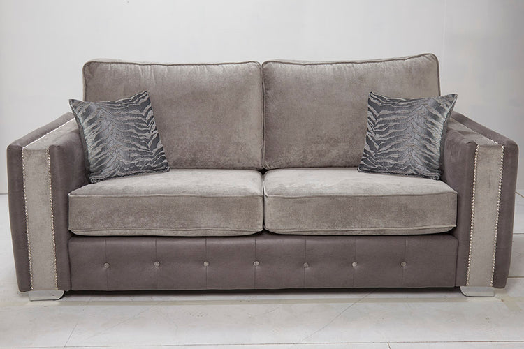 Modular Bespoke Glimmer Fabric Sofa Collection | Red Rose
