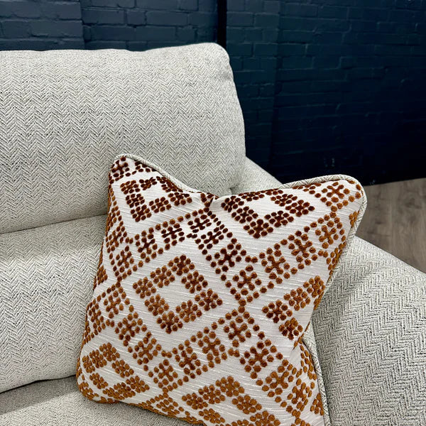 Miller High Back Fabric Sofa Collection with Tiered Cushions
