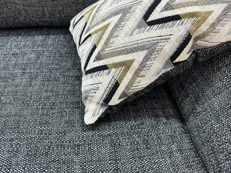 Ashley Ex-Display 3 + 2 Seater Fabric Sofa Set in Grey | EXASH