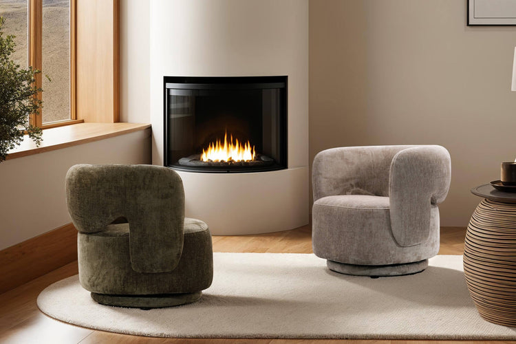 Koa Fabric Accent Swivel Chair | VIDA Living