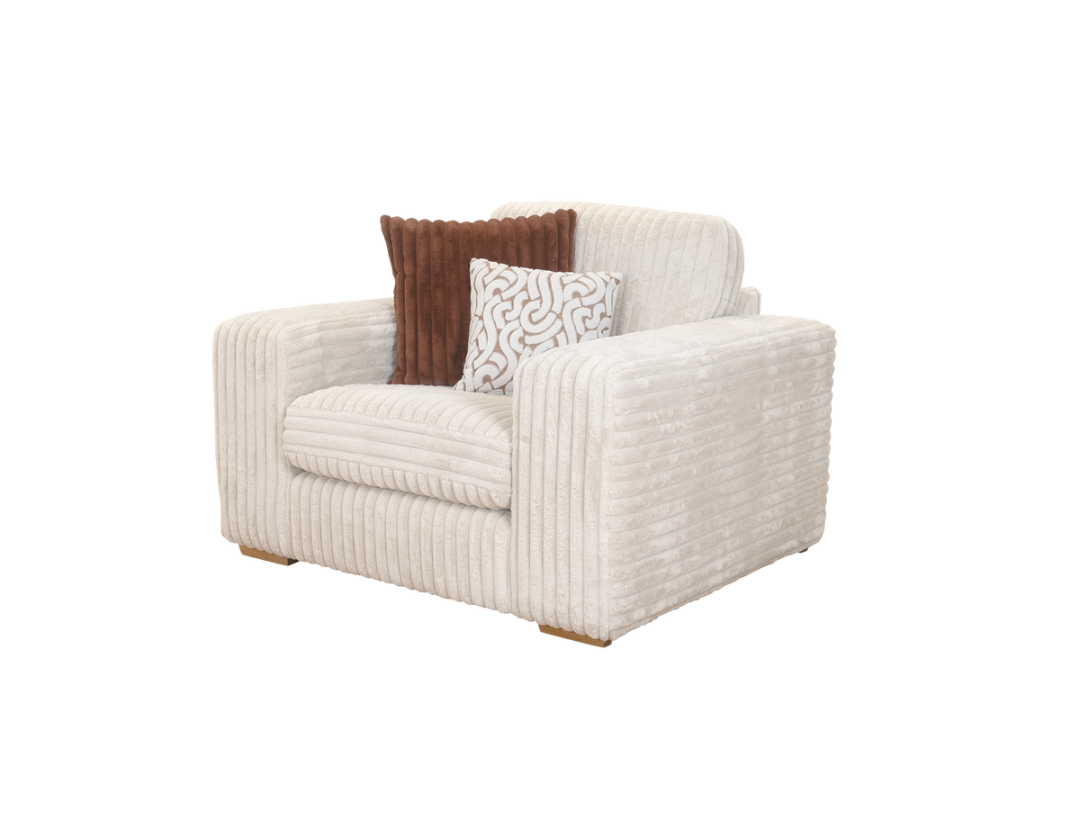 Layton Fabric Sofa & Chaise Collection with Plush Cushions