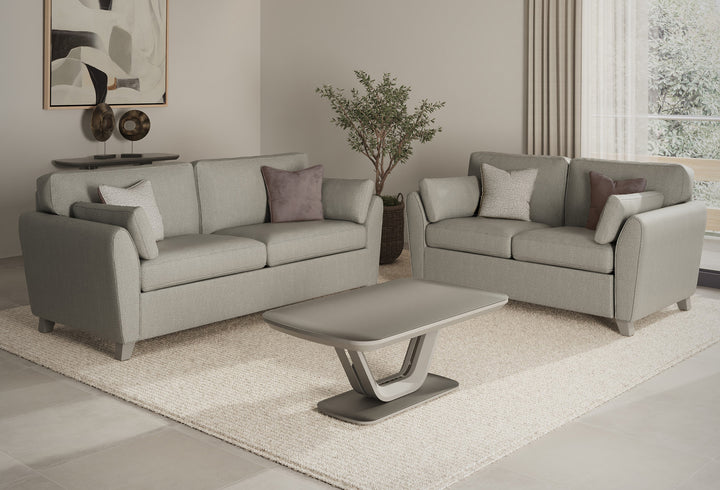 Cantrell Linen Look Fabric Sofa Collection with Sofa Bed | VIDA Living