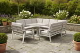 Neptune Aluminium U Corner Sofa with Lift + Rise Table | Nept0514_0530