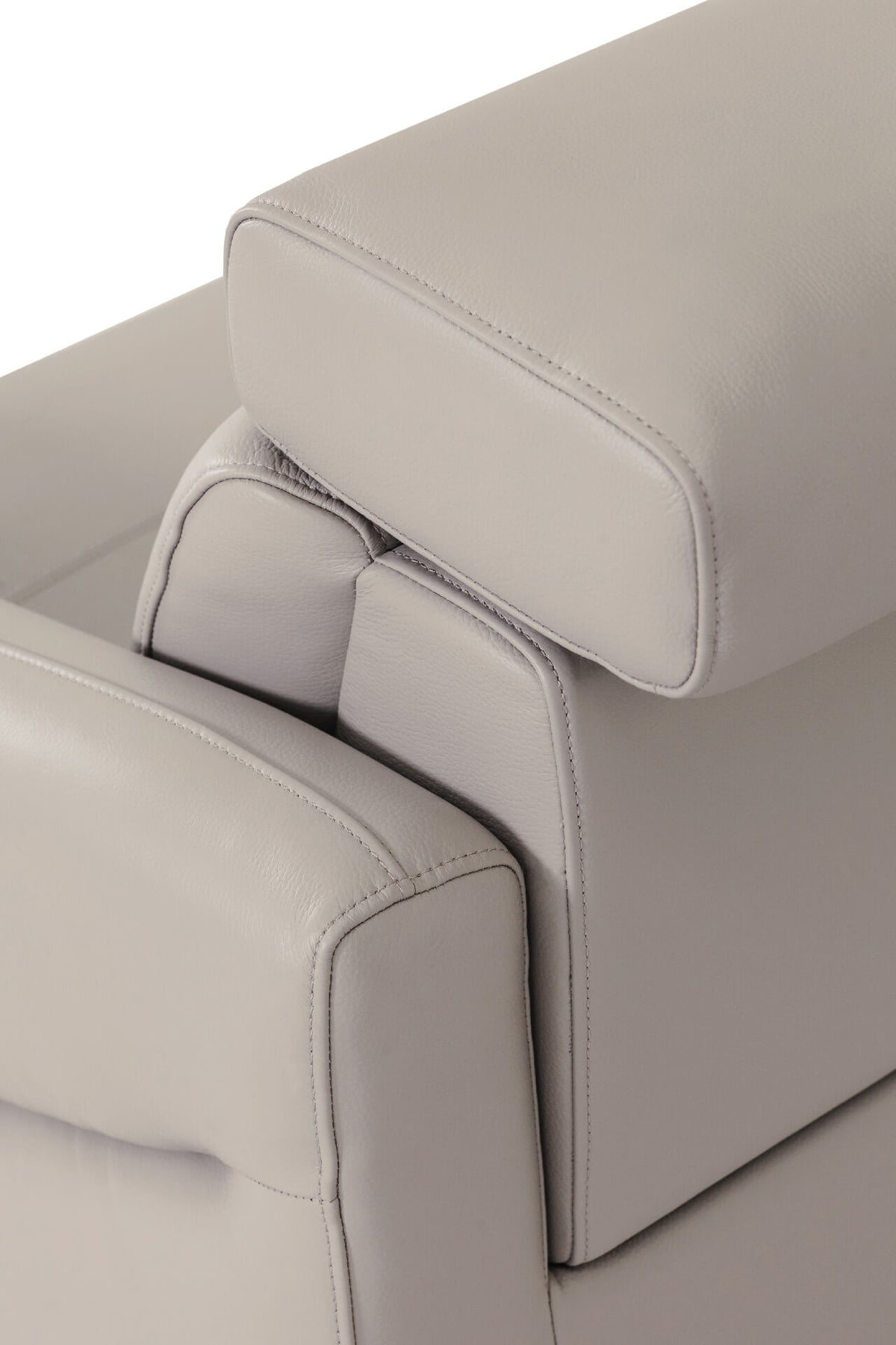 Nico Leather Electric Recliner Corner Sofa with Storage Chaise