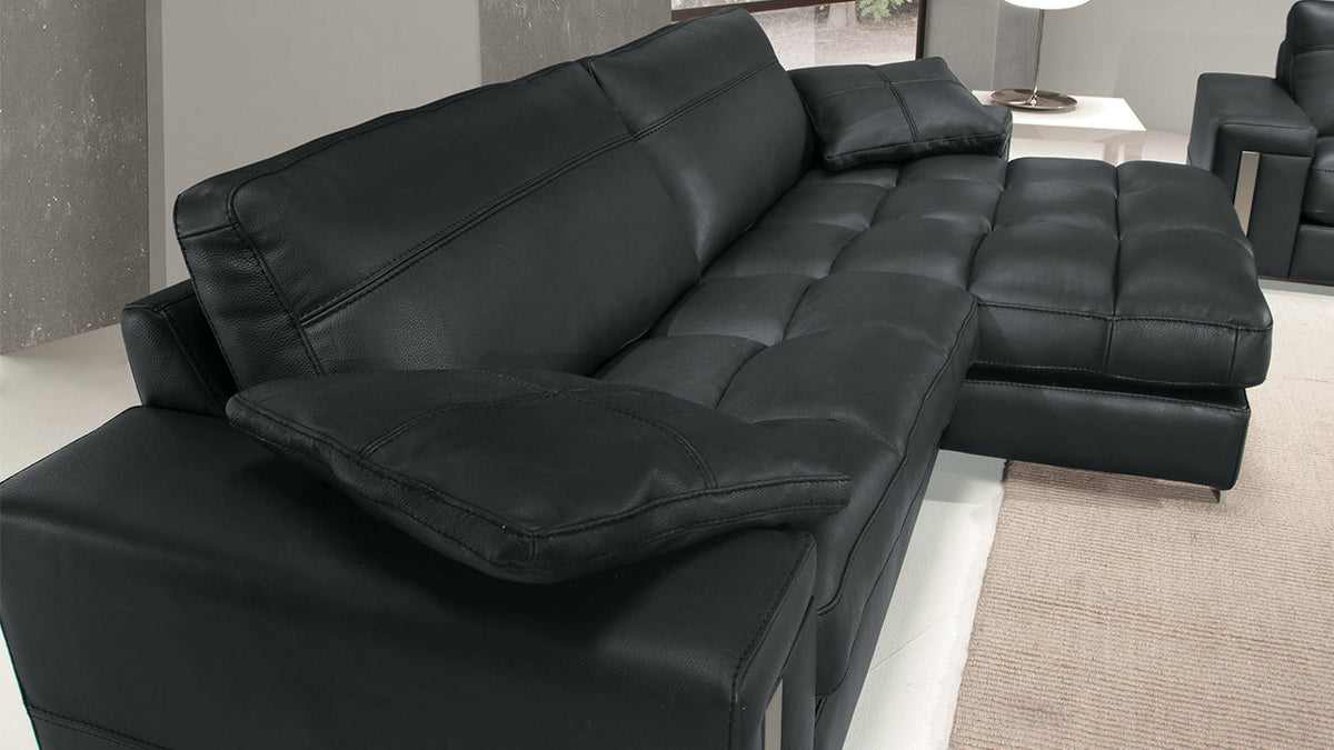 Alterego Modular Italian Leather Sofa with MAXI 4 Seater
