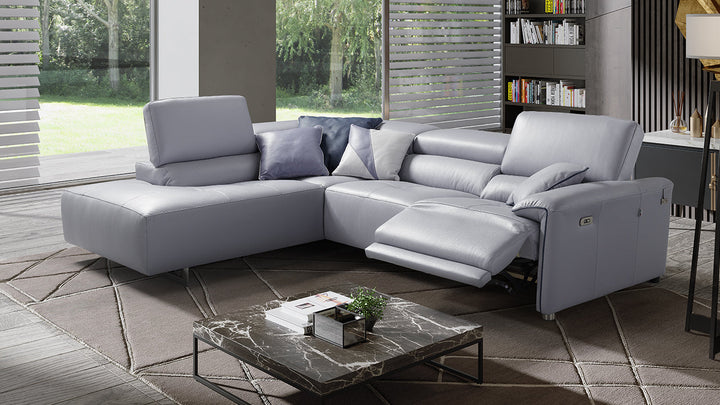 Brooklyn Low Deep Italian Leather Sofa & Corner | Newtrend Concepts Italia