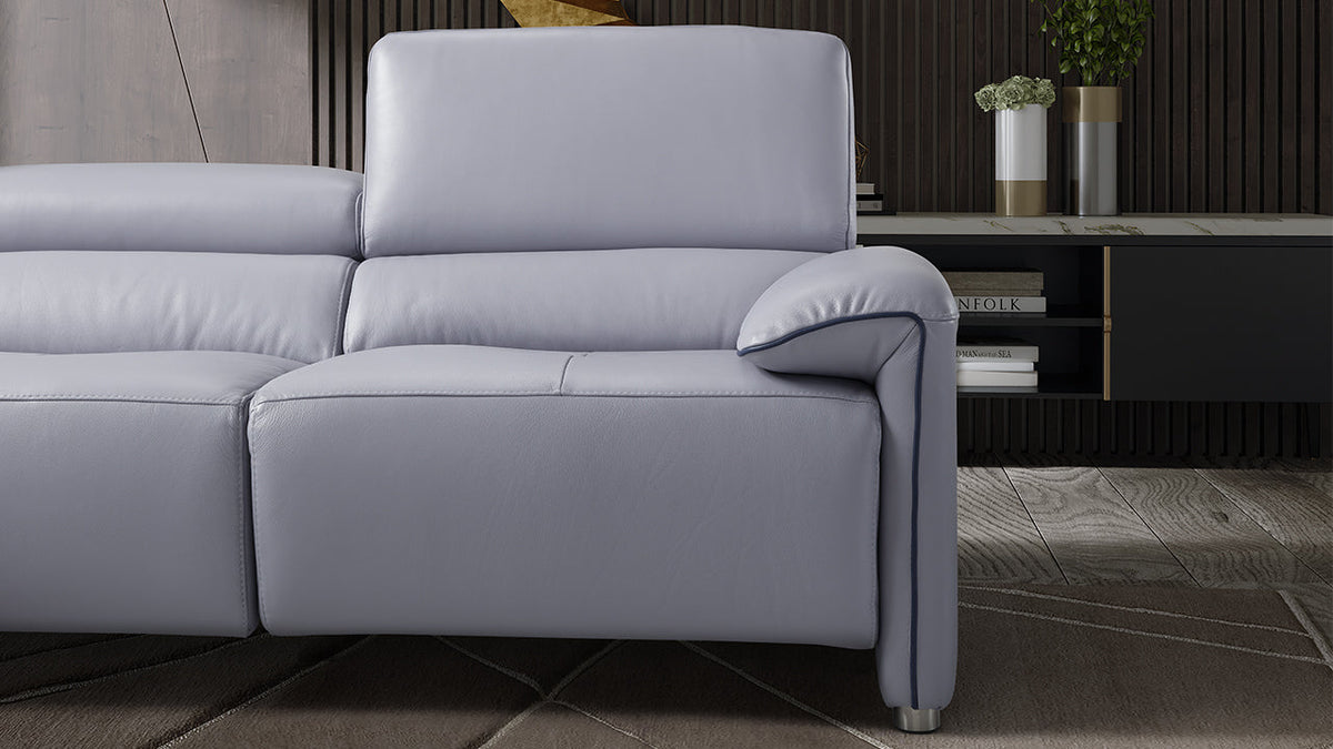 Brooklyn Low Deep Italian Leather Sofa & Corner