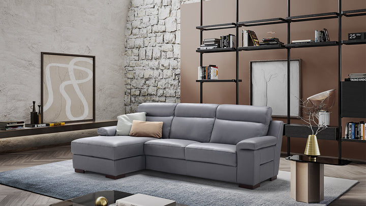 Eldorado Italian Leather Sofa & Chaise Collection | Newtrend Concepts Italia