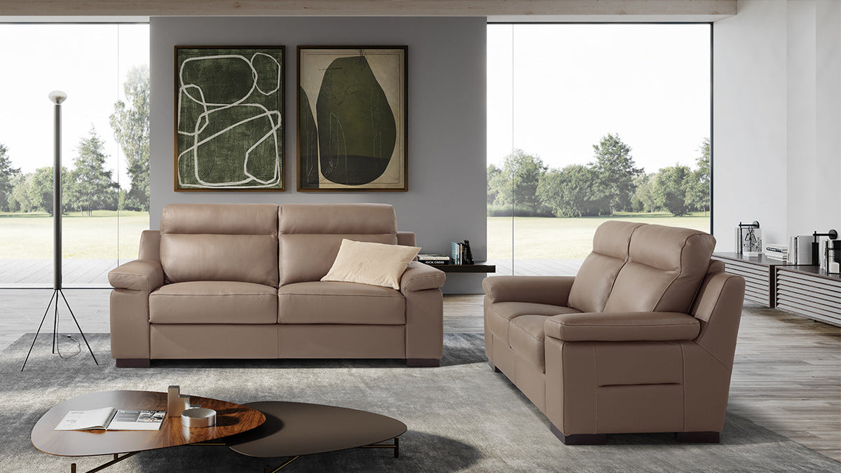 Eldorado Italian Leather Sofa & Chaise Collection