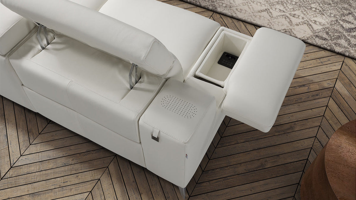 Hypnose Deep Low Italian Leather Sofa & Corner