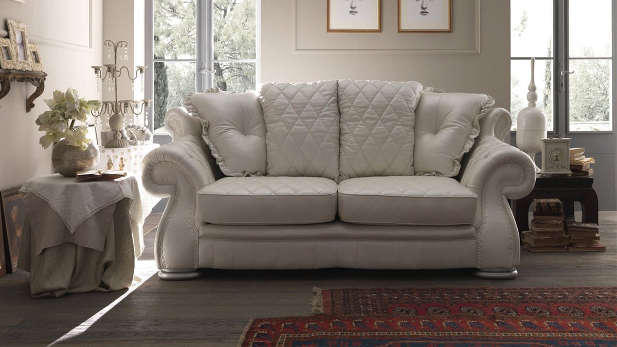 Kiara Deep Italian Leather Sofa & Corner Collection