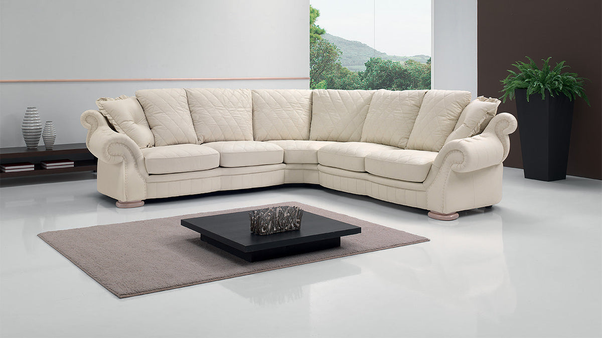 Kiara Deep Italian Leather Sofa & Corner Collection